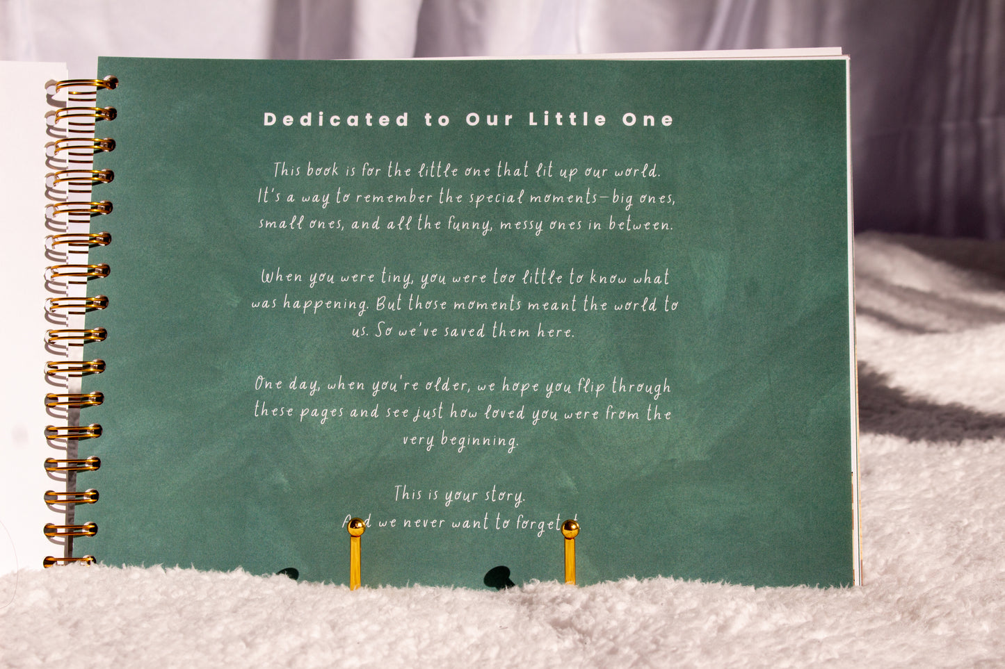 Baby Memory Journal (Sage Green)